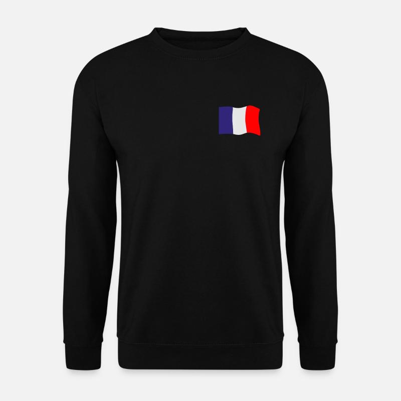 Frankreich Fahne - Unisex Pullover - Schwarz