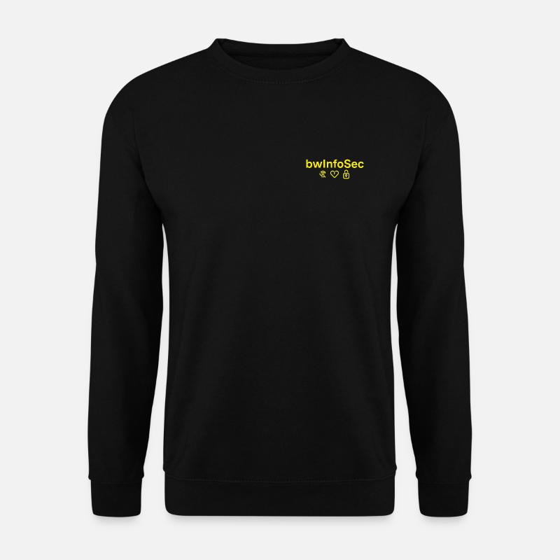 bwInfoSec - Education loves - yellow - Unisex Pullover - Schwarz