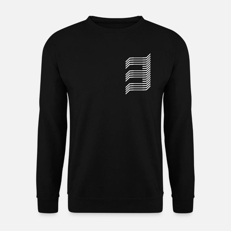 Unique number 3 "White" - Unisex Sweatshirt - black