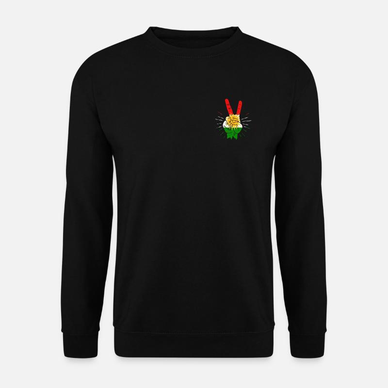Biji Kurdistan chest - Unisex Sweatshirt - black
