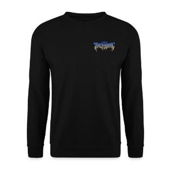Time For Metal - Death Metal Logo - Unisex Pullover - Schwarz - Vorne - Alina (178cm) & Michal (187cm)