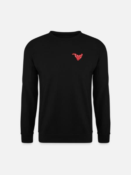 Boeren zakdoek | borst - Uniseks sweater - zwart
