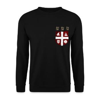 Soccer University Cologne - Unisex Sweatshirt - black - Front - Alina (178cm) & Michal (187cm)