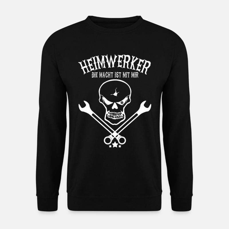 Heimwerker Skull - Unisex Pullover - Schwarz