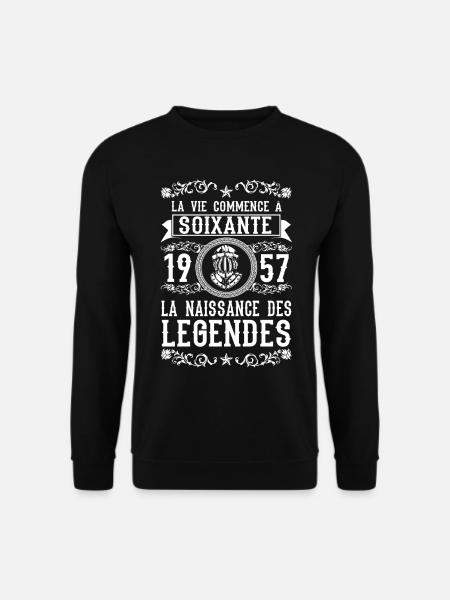 1957 - 60 ans - Légendes - 2017 - Unisex Sweatshirt - black