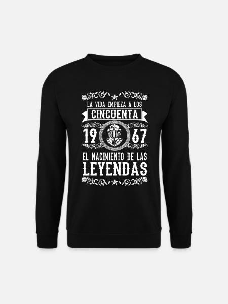 1967 - 50 años - Leyendas - 2017 - Unisex Sweatshirt - black