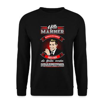 Schornsteinfeger - Beste Männer - Unisex Pullover - Schwarz - Vorne - Alina (178cm) & Michal (187cm)