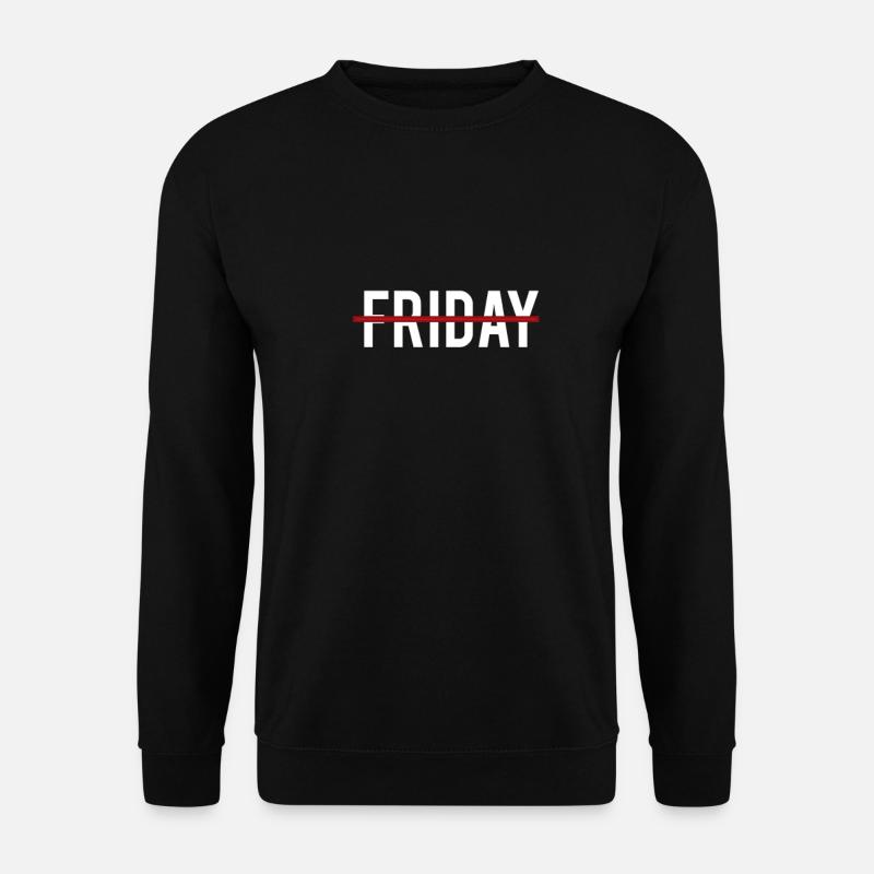 vendredi grande taille - Sweat-shirt Unisexe - noir