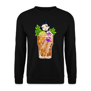Cuba Libre Cocktail - Sweat-shirt Unisexe - noir - Devant - Alina (178cm) & Michal (187cm)
