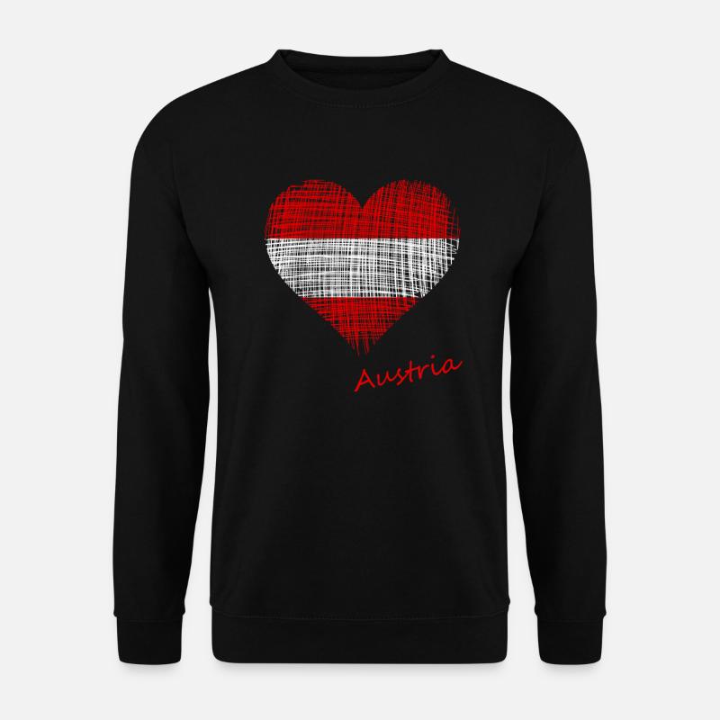 Österreich Austria österreich austria - Unisex Pullover - Schwarz