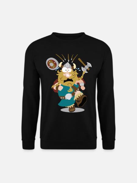 Olaf der Wikinger - Unisex Pullover - Schwarz