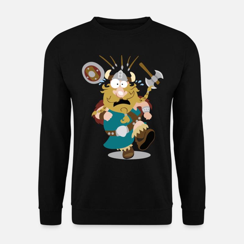 Olaf der Wikinger - Unisex Pullover - Schwarz