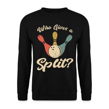 Bowling Bowler Gutter Strike Replacement Needles - Unisex Sweatshirt - black - Front - Alina (178cm) & Michal (187cm)
