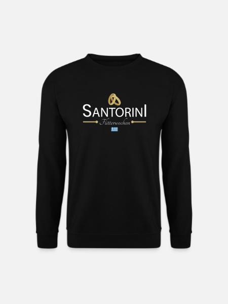 Flitterwochen Santorini - Unisex Pullover - Schwarz