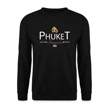 Flitterwochen Phuket - Unisex Pullover - Schwarz - Vorne - Alina (178cm) & Michal (187cm)
