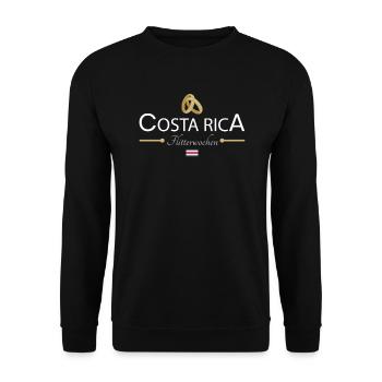 Flitterwochen Costa Rica - Unisex Pullover - Schwarz - Vorne - Alina (178cm) & Michal (187cm)