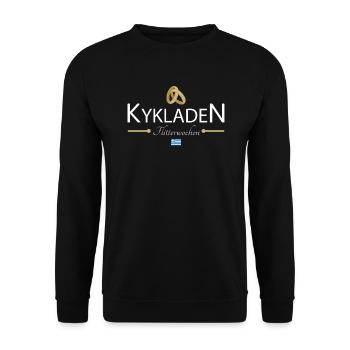 Flitterwochen Kykladen - Unisex Pullover - Schwarz - Vorne - Alina (178cm) & Michal (187cm)