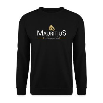 Flitterwochen Mauritius - Unisex Pullover - Schwarz - Vorne - Alina (178cm) & Michal (187cm)
