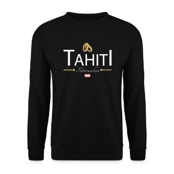 Flitterwochen Tahiti - Unisex Pullover - Schwarz - Vorne - Alina (178cm) & Michal (187cm)