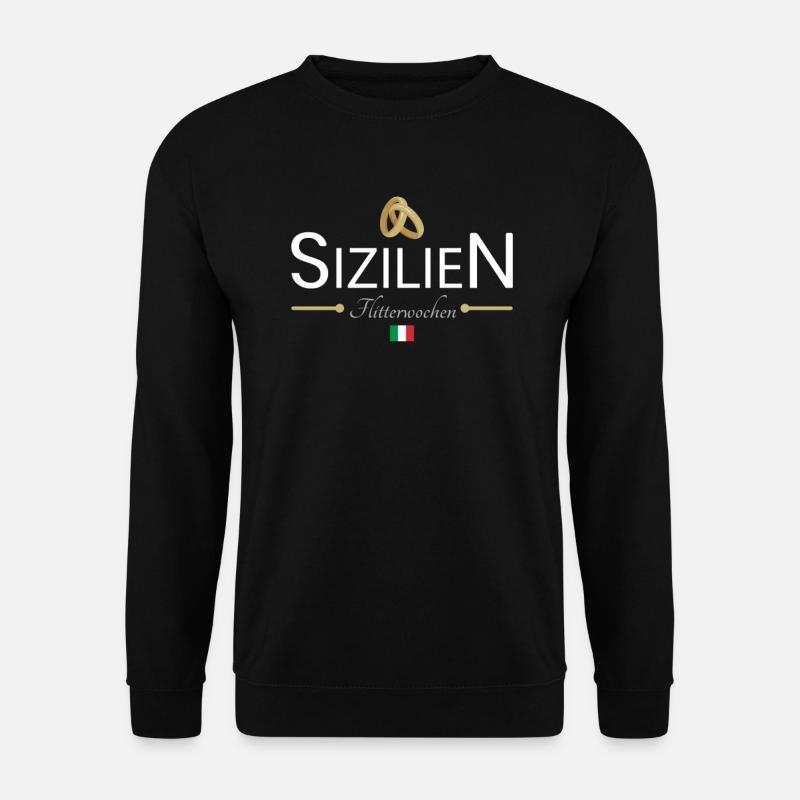 Flitterwochen Sizilien - Unisex Pullover - Schwarz