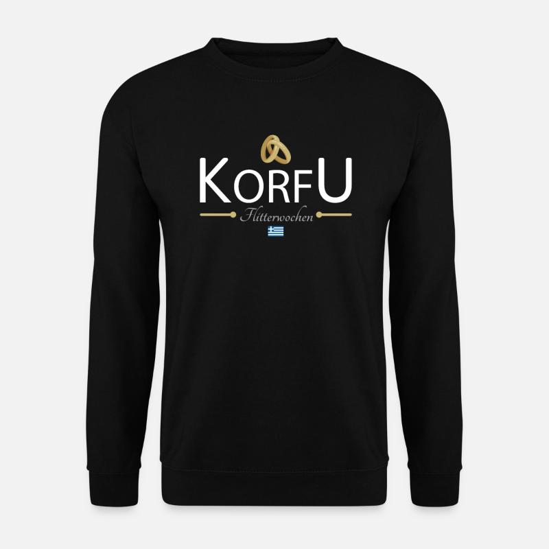 Flitterwochen Korfu - Unisex Pullover - Schwarz