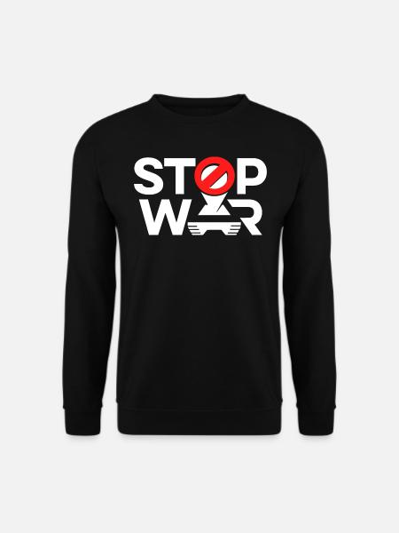 Stop War - Unisex Sweatshirt - black