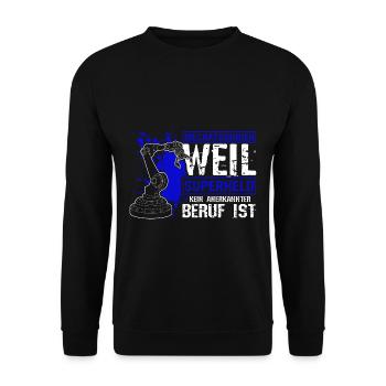 Autofans Werkstatt Kfz Meister Ausbildung Mechatro - Unisex Pullover - Schwarz - Vorne - Alina (178cm) & Michal (187cm)