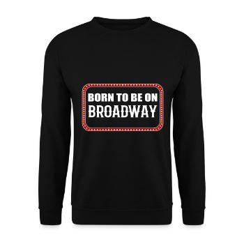 Musical Theatre Broadway Actors - Unisex Sweatshirt - black - Front - Alina (178cm) & Michal (187cm)