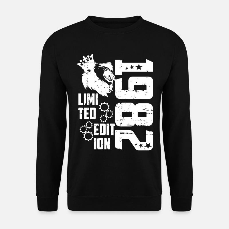 1982 Born Édition Limitée - Sweat-shirt Unisexe - noir