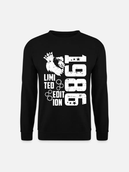 1986 Born Édition Limitée - Sweat-shirt Unisexe - noir