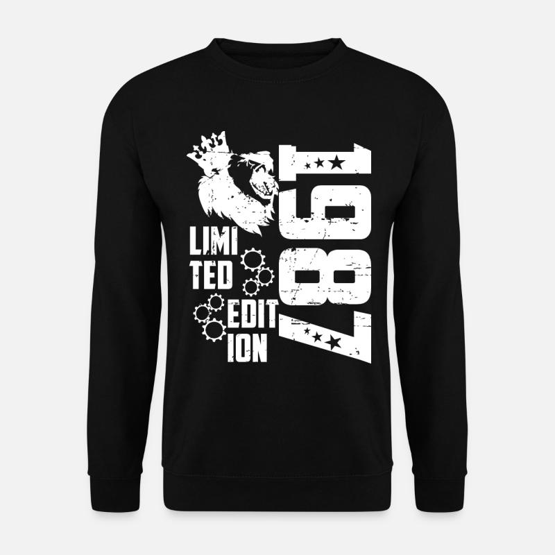 1987 Born Édition Limitée - Sweat-shirt Unisexe - noir