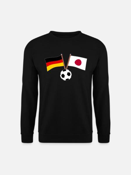Germany Japan Flag Football - Unisex Sweatshirt - black