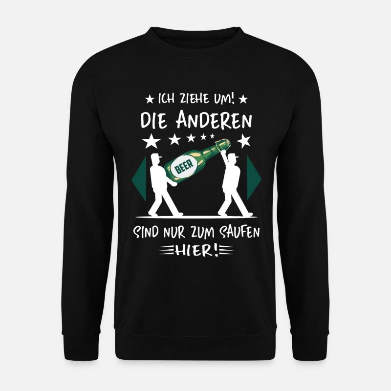 Umzugs Helfer - Unisex Pullover - Schwarz