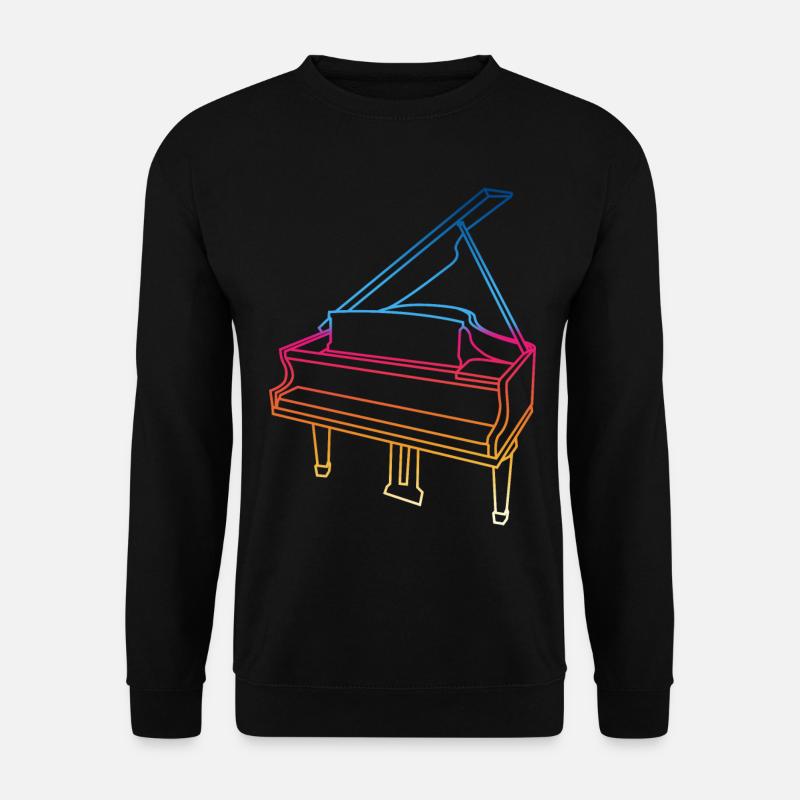 Wing Drawing - Unisex Sweatshirt - black