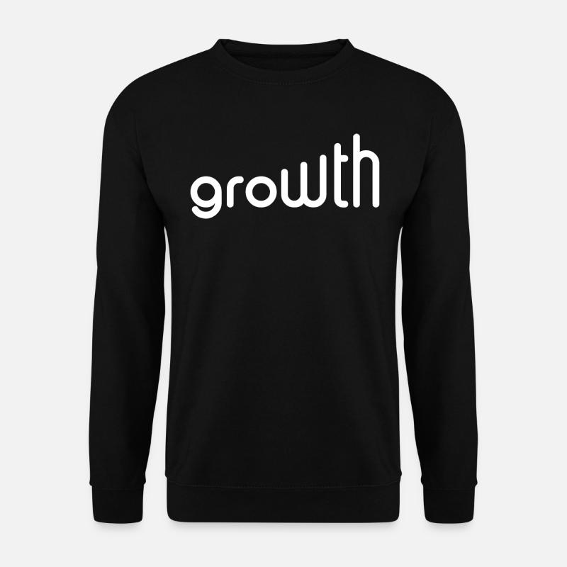 Growth - Wachstum - Unisex Sweatshirt - black