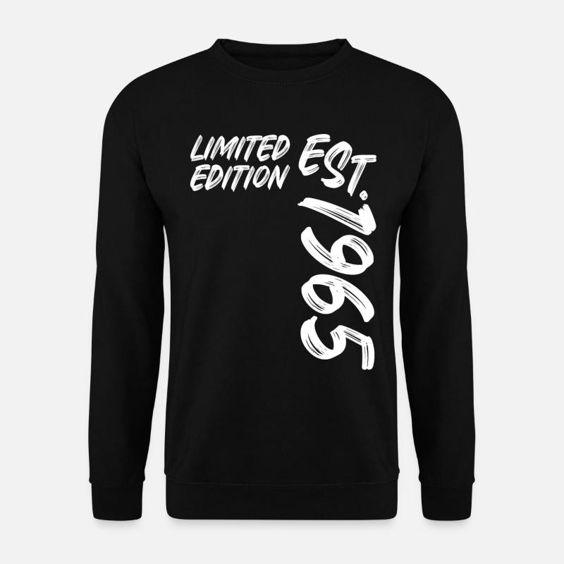 Limited Edition Est. 1965 - Unisex Pullover - Schwarz
