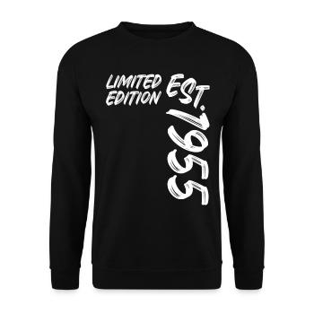 Limited Edition Est. 1955 - Unisex Sweatshirt - black - Front - Alina (178cm) & Michal (187cm)