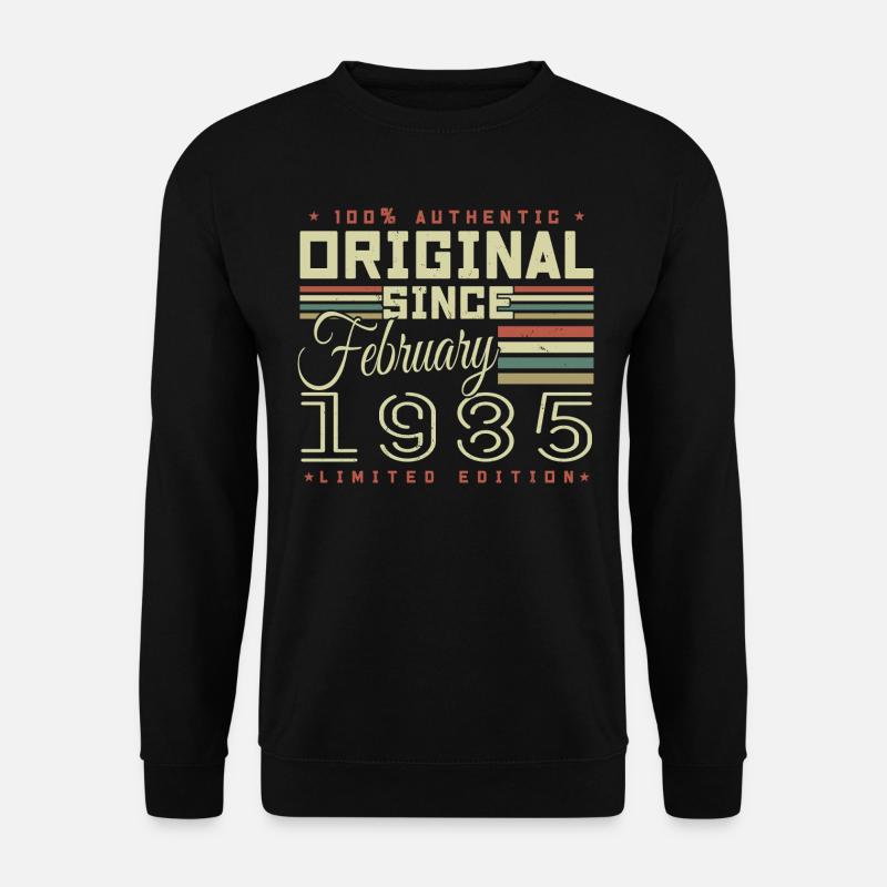 Großartig seit Februar 1985 - Unisex Pullover - Schwarz