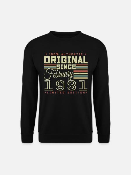 Awesome since February 1981 - Unisex Sweatshirt - black