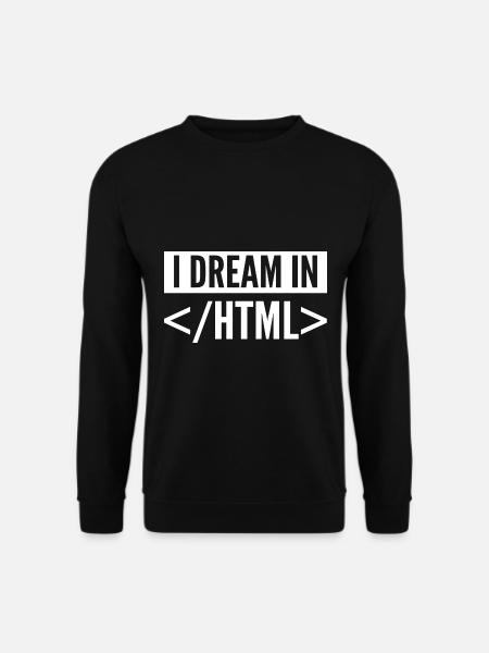 Lustige Codierung Web-Entwickler - Unisex Pullover - Schwarz