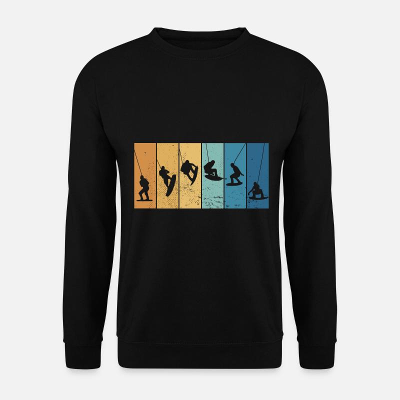 Wakeboard Waterski Wakeboarding Wakeboarding Wakeboarding - Unisex Sweatshirt - black