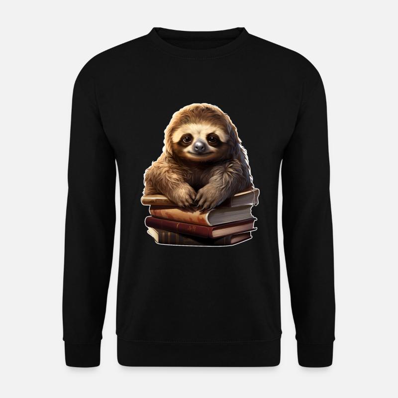 Sloth - Unisex Sweatshirt - black