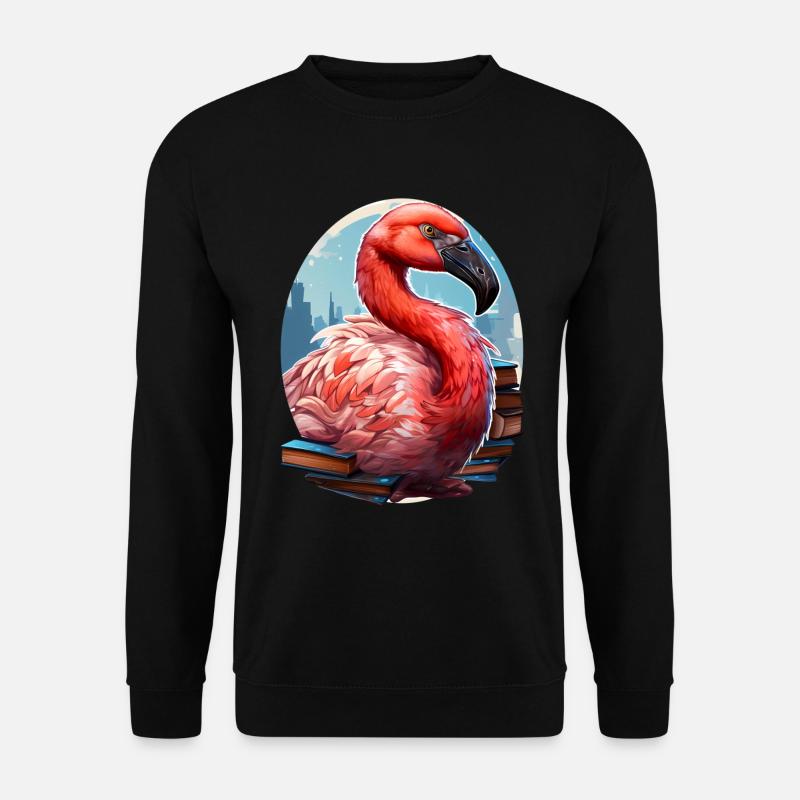 Flamingo - Unisex Pullover - Schwarz