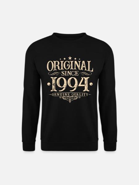 Original seit 1994 Jahrgang Vintage Geburtstag - Unisex Pullover - Schwarz