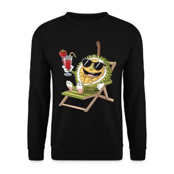 Durian - Unisex Pullover - Schwarz - Vorne - Alina (178cm) & Michal (187cm)