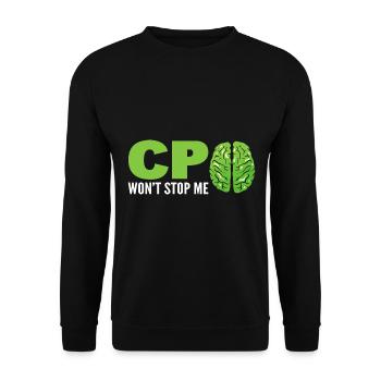 Cerebralparesebewusstsein Neurologe - Unisex Pullover - Schwarz - Vorne - Alina (178cm) & Michal (187cm)