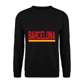 Discover the beauty of Spanish - Unisex Sweatshirt - black - Front - Alina (178cm) & Michal (187cm)