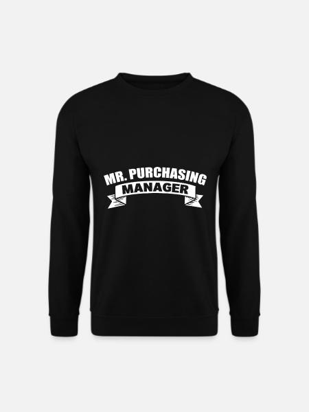 Lustiger Manager Supply Chain Manager - Unisex Pullover - Schwarz