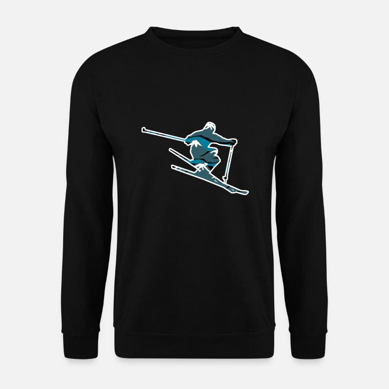 Ski - Unisex Pullover - Schwarz