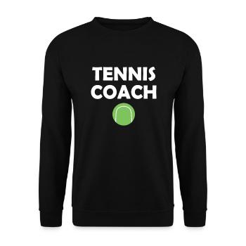Tennis - Sweat-shirt Unisexe - noir - Devant - Alina (178cm) & Michal (187cm)